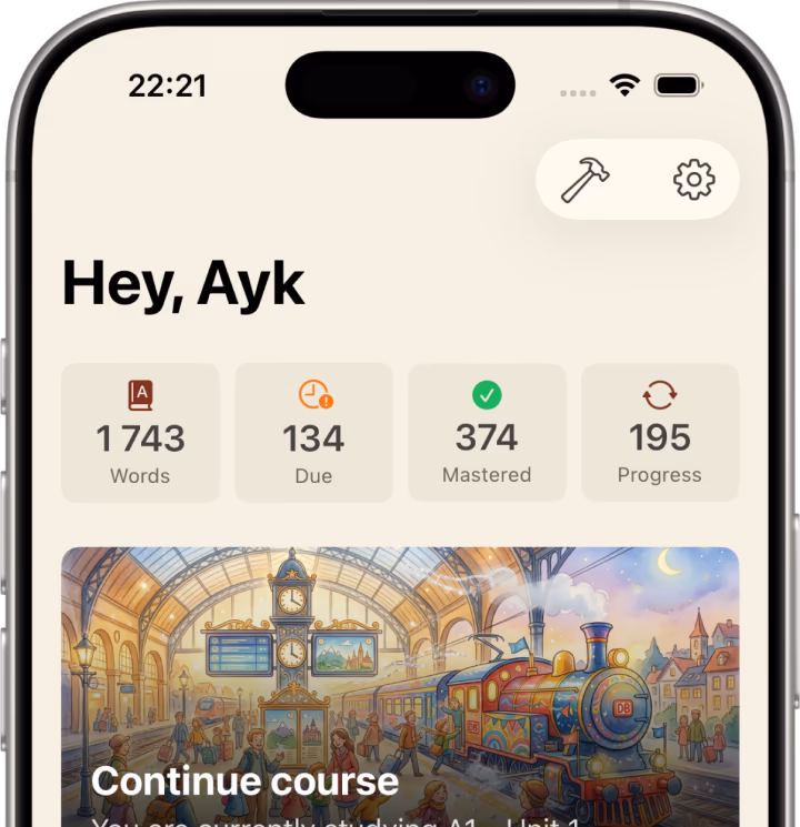One Who Learns iPhone app screenshot