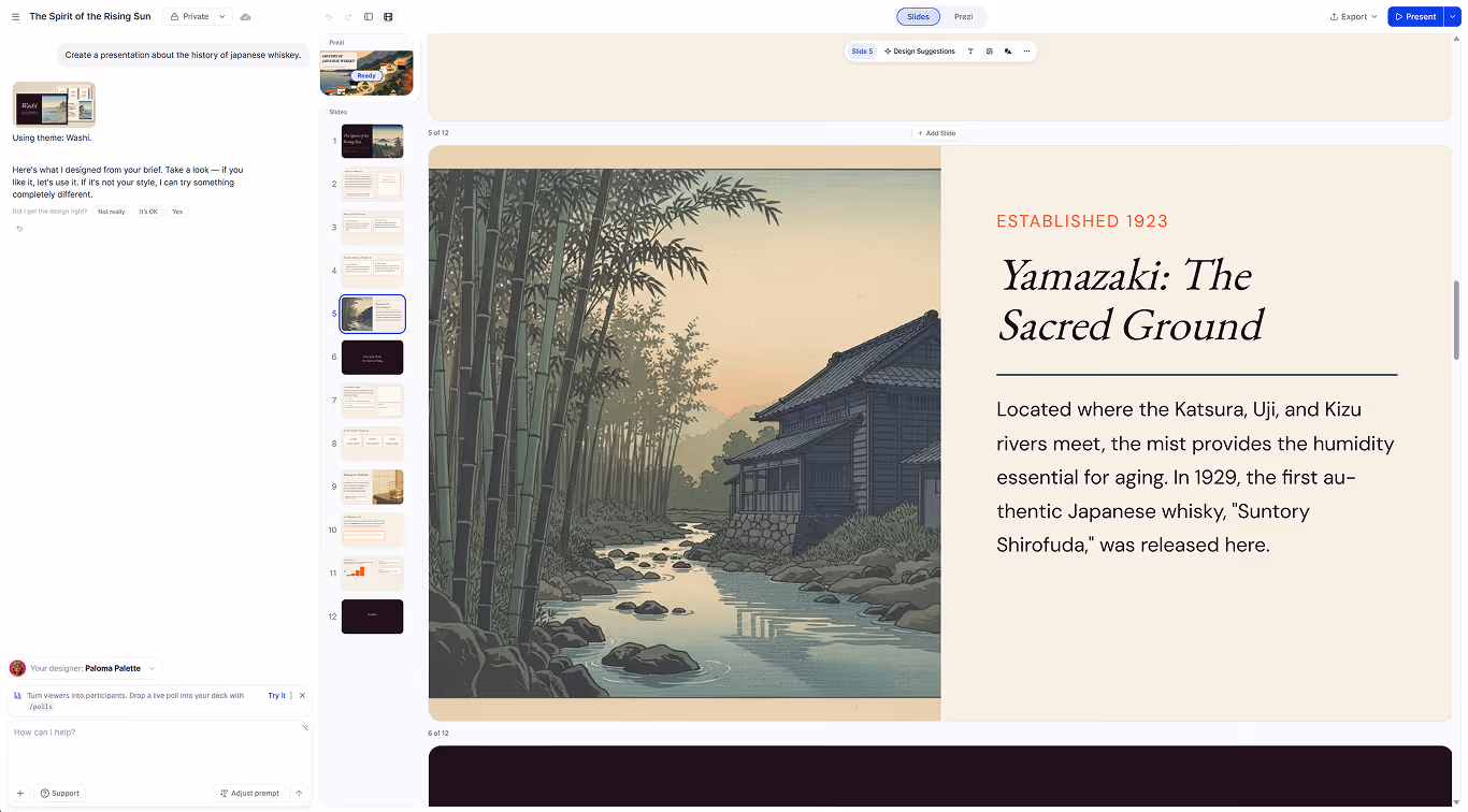Prezi presentation editor case study